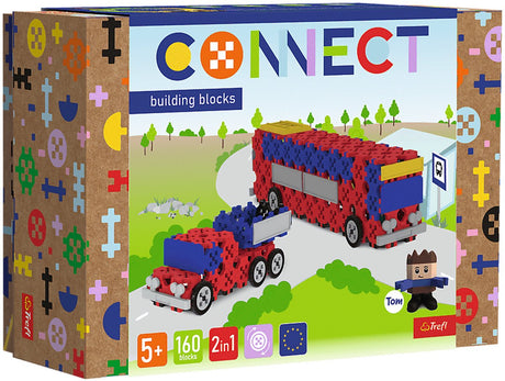 Trefl byggeklodser connect m bus pick-up fsc mix 70% legetøj.