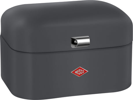 Wesco single grandy brødspand | 7,5 liter - størrelse m | metal - mat grafit | opbevaring af brød