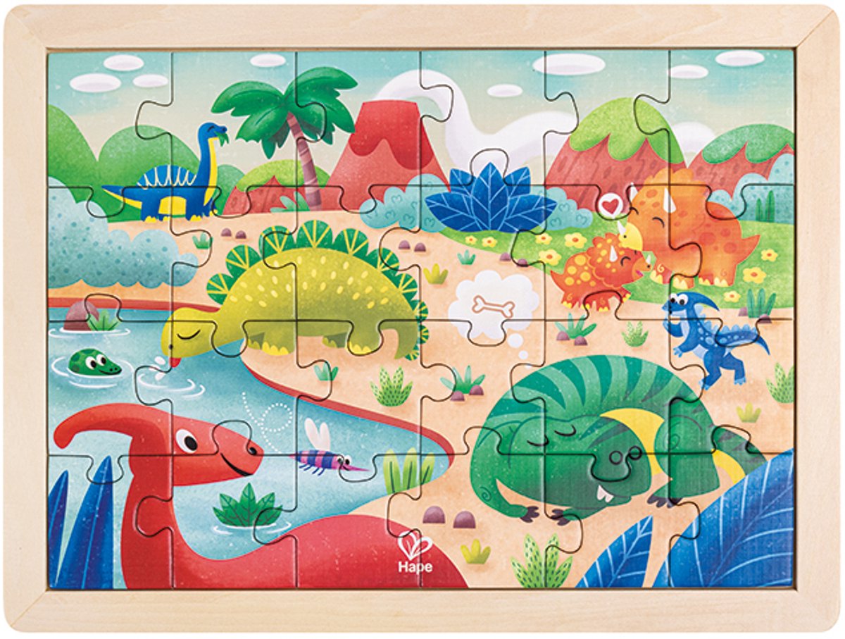 Hape dino puslespil
