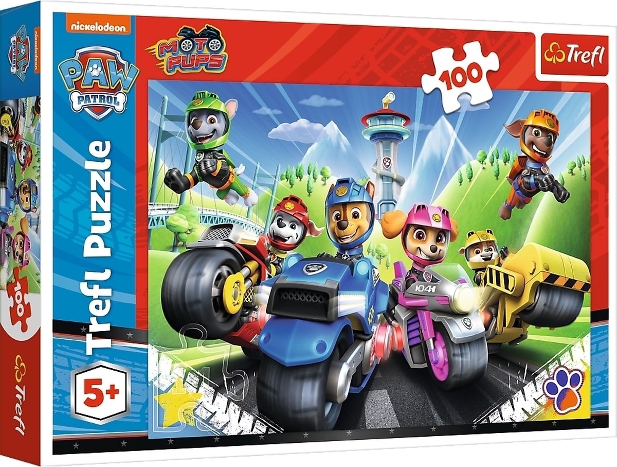 Trefl paw patrulje puslespil - 100 brikker