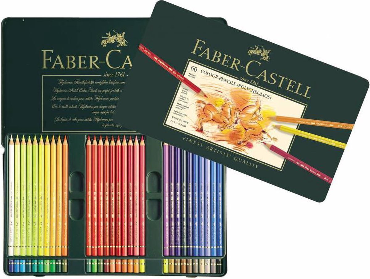 Faber-castell farveblyant - polychromos - 60 stykker - fc-110060