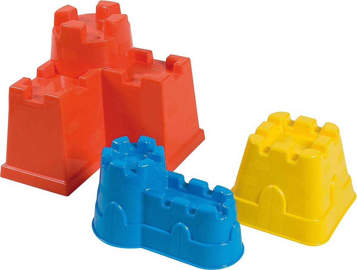 Anroni Sand Shape Set Castle, 3dlg.