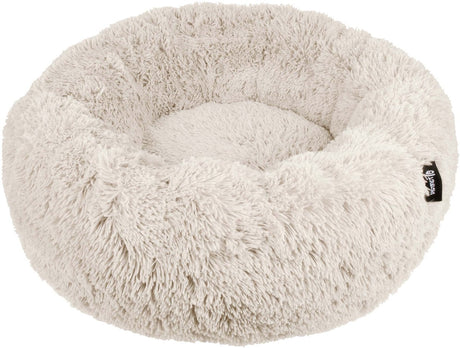 District 70 fuzz donut hondenmand – merengue - large ø 80 cm