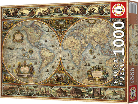 Educa - puslespil 1000 brikker - orbis terrarum 1000 - puslespil
