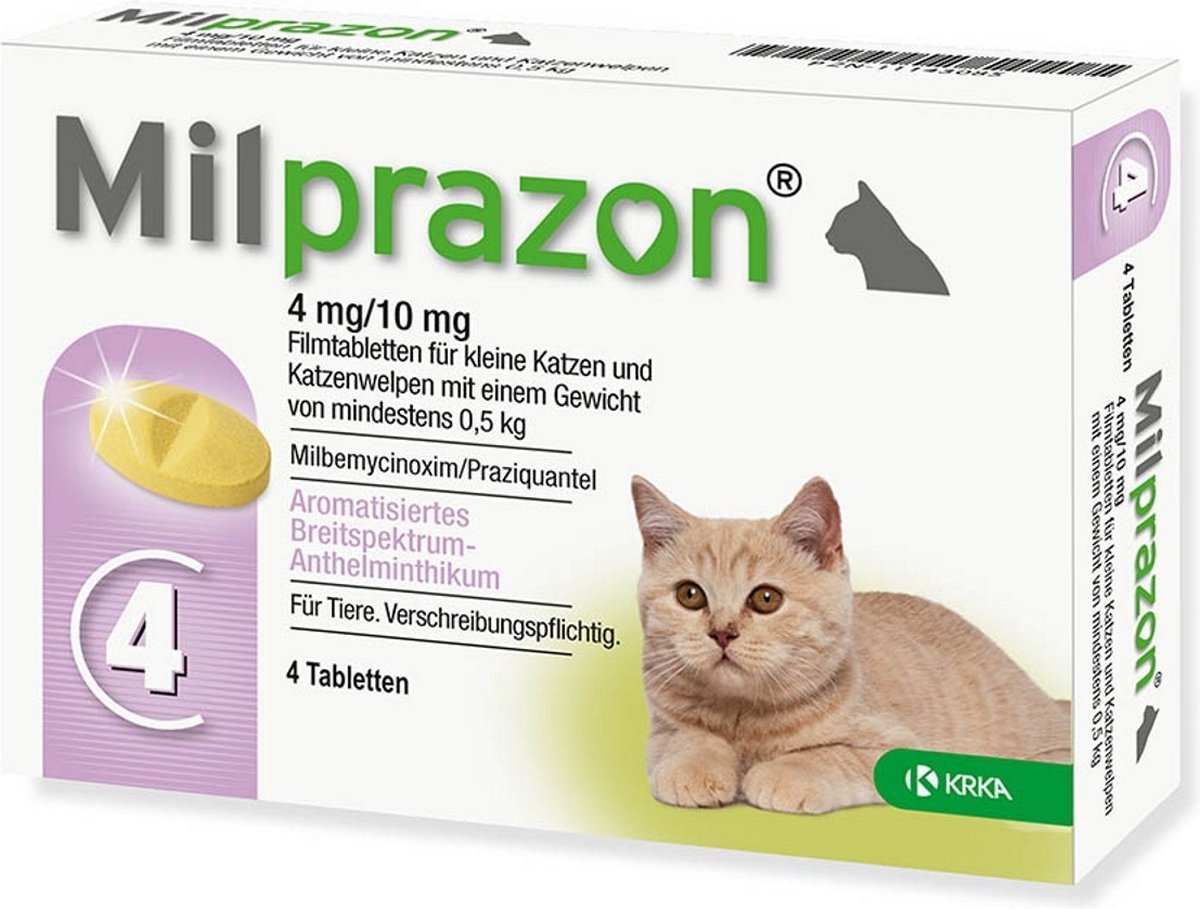 Krka Milprazon Wormingstablets Cat