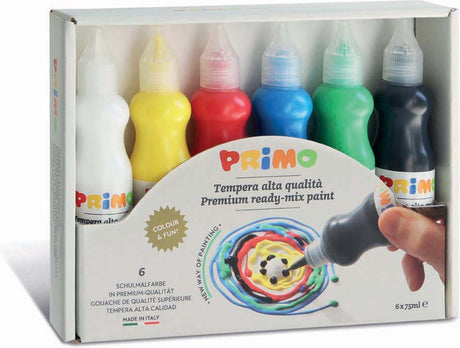 Primo plakat malingssæt 6 x 75 ml