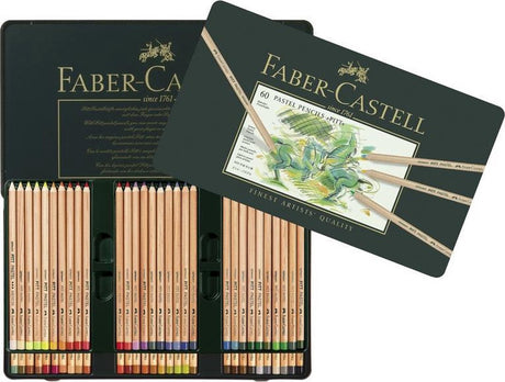 Faber-castell pastel blyanter - pitt - dåse 60 stykker - fc-112160
