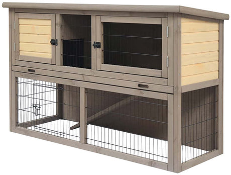 Duvo plus skov kaninhytte bel-étage country fsc 136,5x50x85cm grå beige