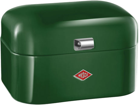 Wesco single grandy brødspand | 7,5 liter - størrelse m | metal - mørkegrøn | brødopbevaring | special edition jul