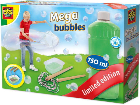 Ses kreative mega bobler - bobleblæser refill - flydende - let vaskbar - til børn fra 5 år - 750 ml
