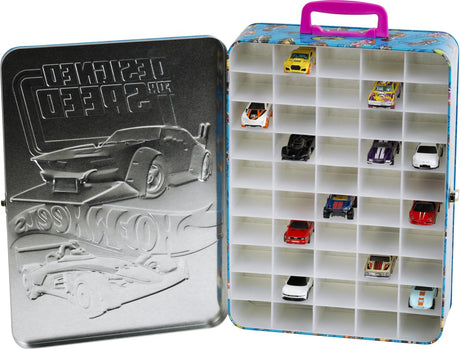 Klein toys hot wheels samlekuffert - velegnet til max. 50 biler - 26x8,5x37,5 cm - blå
