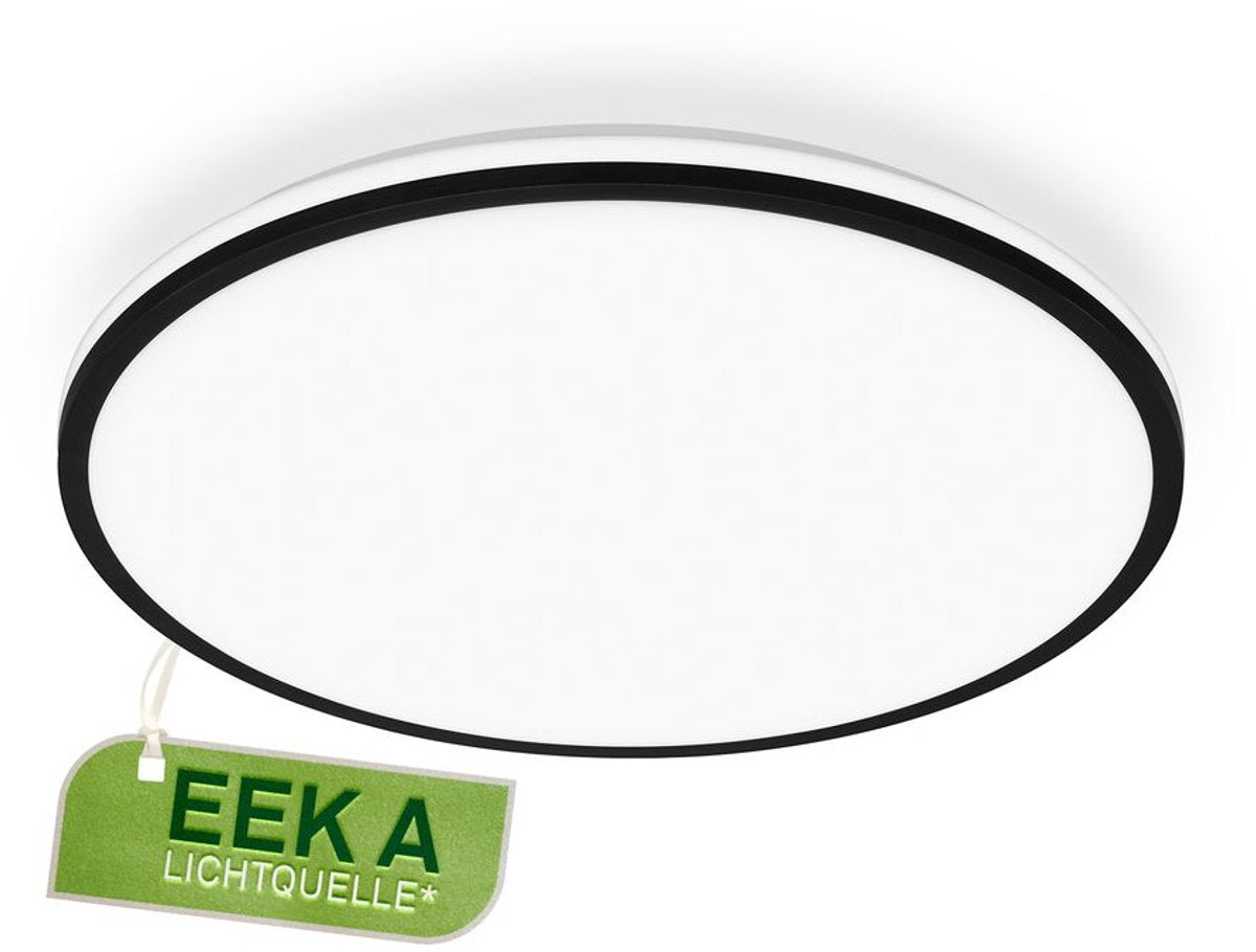 Briloner pulap a – led loftslampe – loftslampe med eek en lyskilde* – indirekte lys – neutralt hvidt lys – ø 33cm – sort