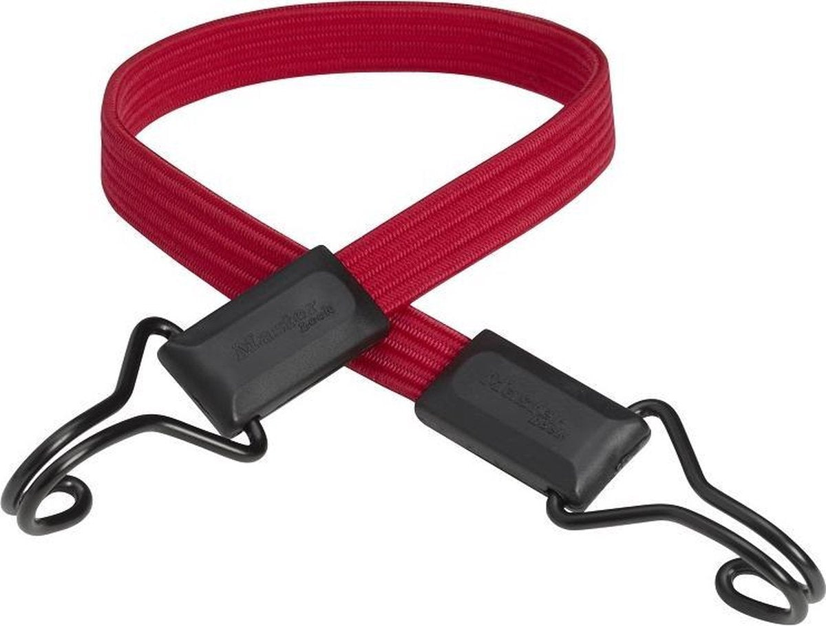 Masterlock flad spændingsrem glat rød 60 cm