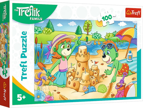 Trefl tegneseriefigurer puslespil - 100 brikker - fra 5 år