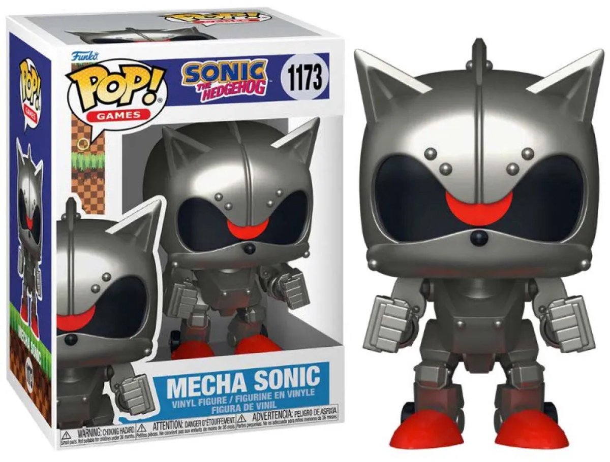 Funko pop! spil: sonic - mecha sonic #1173