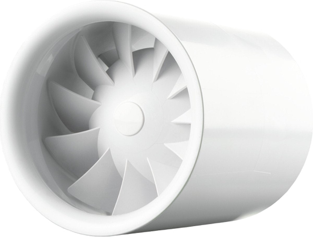 Ventilationsrør blæser quietline 125 mm - 197 m³ h - ekstra støjsvag