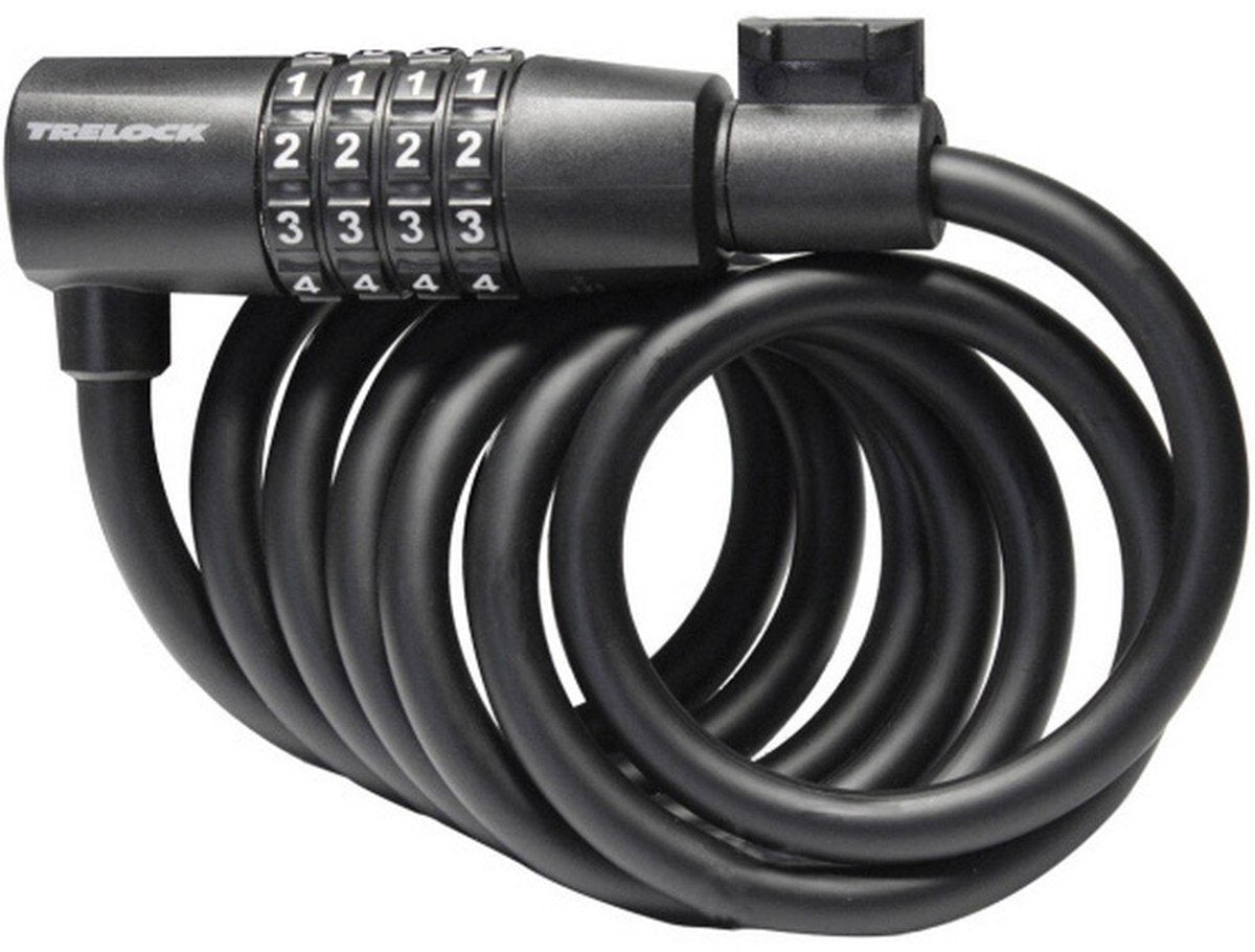 Trelock SK108 Spiralkabellåsekode 180 8mm sort