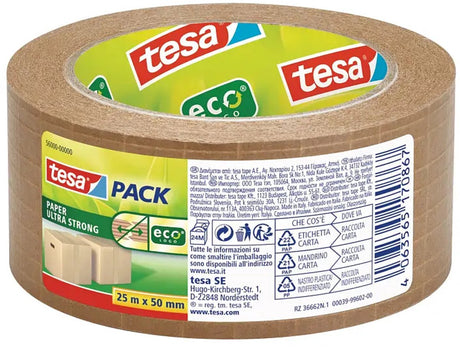 Emballagetape tesa 56000-00000-00 glasfiberforstærket papir brun