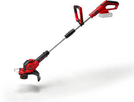 Einhell batteri græstrimmer ge-ct 18 28 li solo - power x-change - 18 v li-ion - klippediameter: 28 cm - inkl. linespole - drejeligt og vipbart motorhoved - ekskl. batteri og oplader