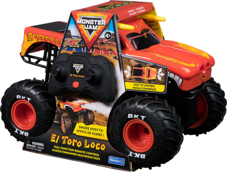 Monster Jam - El Toro Loco Monster Truck med røgeffekter - RC Vehicle - Skala 1:15