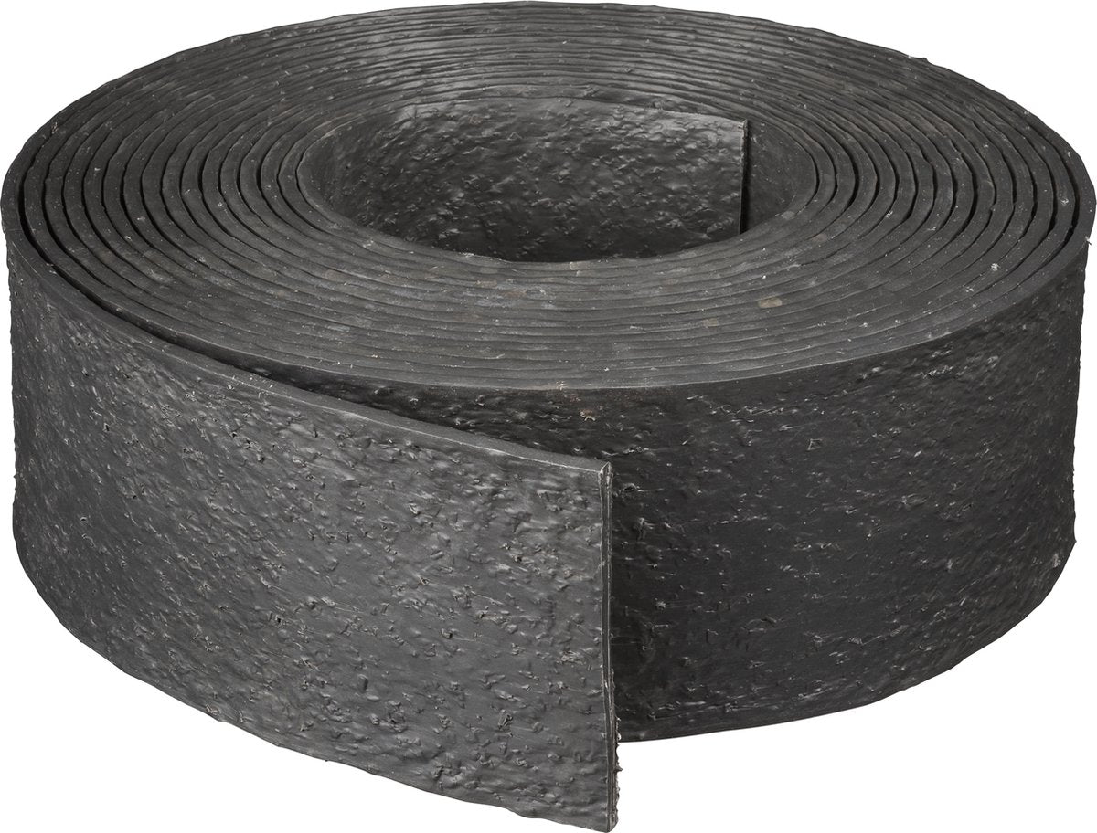 Natur - kant på rulle - 12 cm x 12 m - 5 mm tyk - tekstureret sengekant