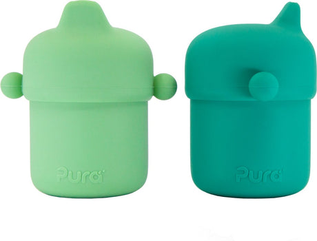 Pura my-my™ - silikone - tudkop - 150 ml - 2-pak - mynte og mos