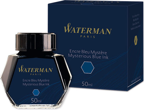 Waterman fyldepen blæk | mystisk blå | 50 ml flaske