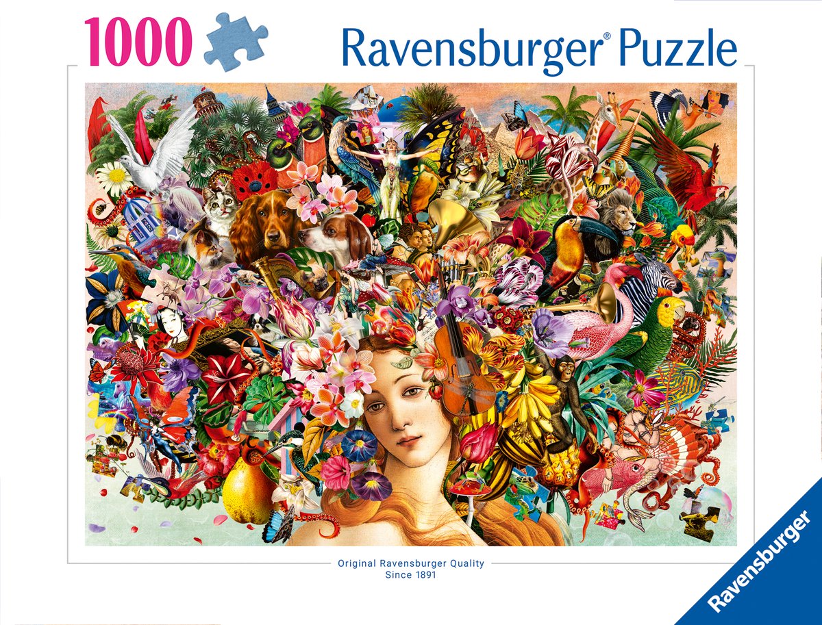 Ravensburger – kreative tanker – puslespil – 1000 brikker