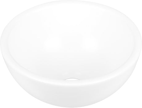 Differnz boomer waskom - wasbak keramiek - wit - ã˜ 20 x 10 cm