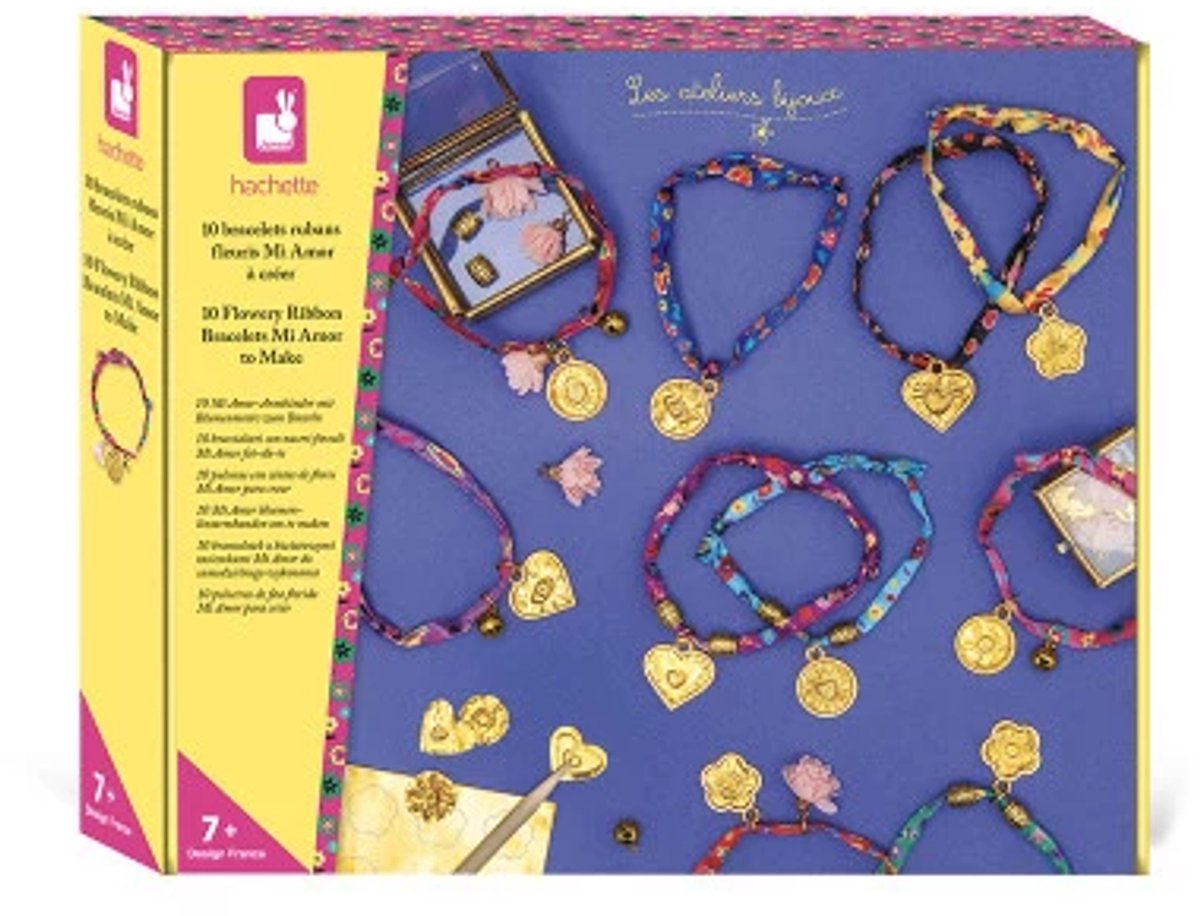 Janod - studie - fremstilling af bijoux armbånd - blomster
