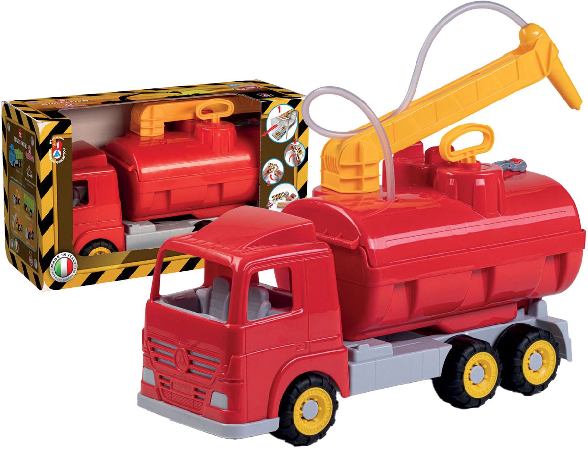 Anroni Mega Fire Truck med vandsprøjter, 50 cm