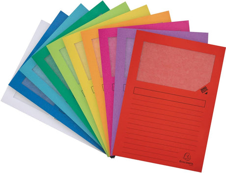 Exacompta l-map forever | voor ft a4 | pak van 25 stuks | geassorteerde kleuren