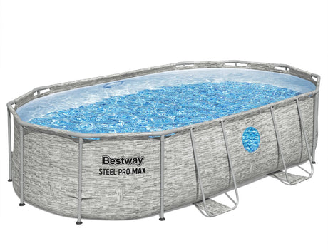 Bestway - power - stål - swimmingpool sæt - 488x305x107 - cm