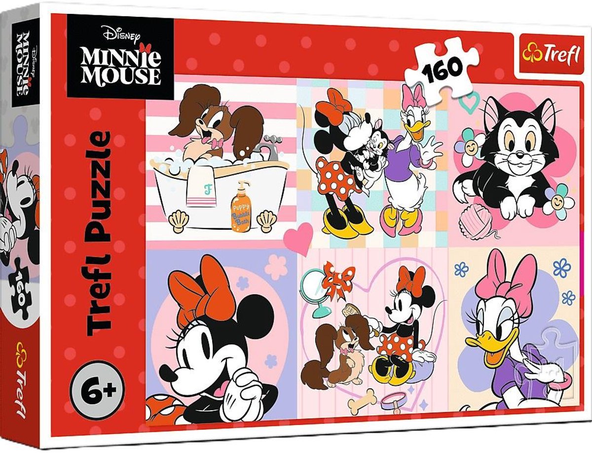 Trefl puslespil farverige minnie day 160 - puslespil med 160 brikker