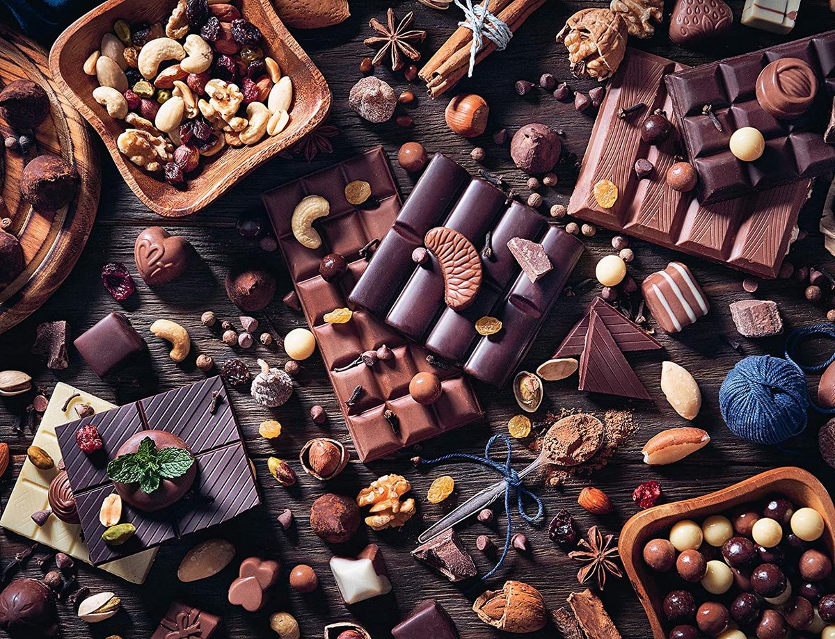 Ravensburger puslespil chokolade - 2000 brikker puslespil kunst.