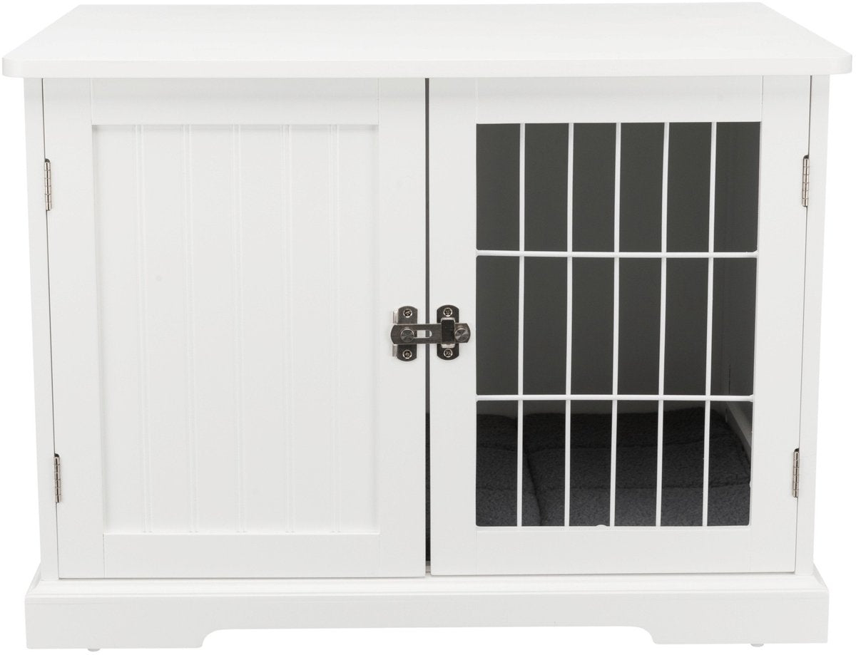 Trixie - bænk - hjemmekennel - hund - kat - hvid - 73x53x53 cm