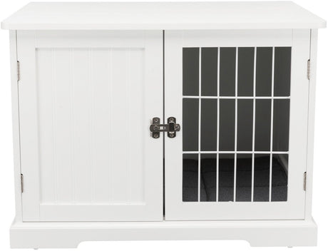 Trixie - bænk - hjemmekennel - hund - kat - hvid - 73x53x53 cm