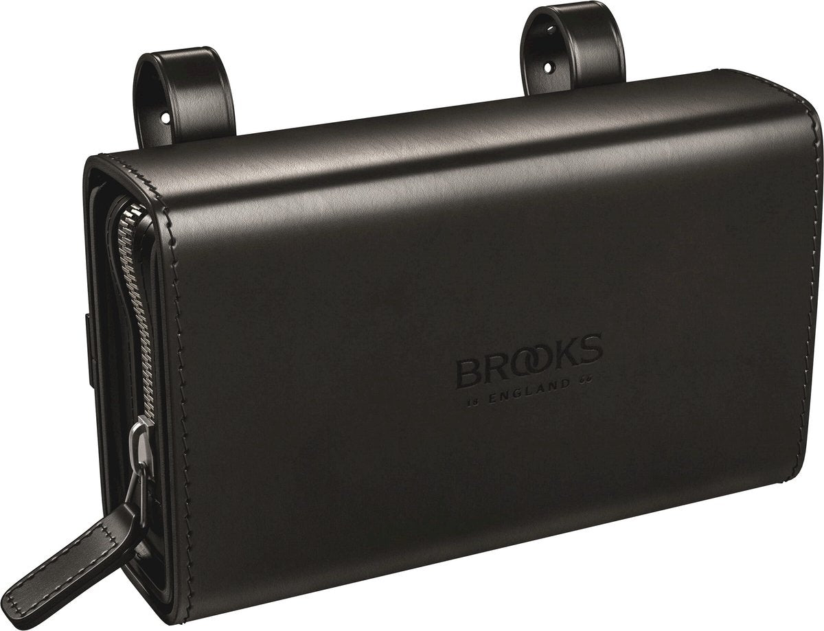 Brooks sadeltaske - Sort - D-formet - Handy taske - H11xB17xD6cm