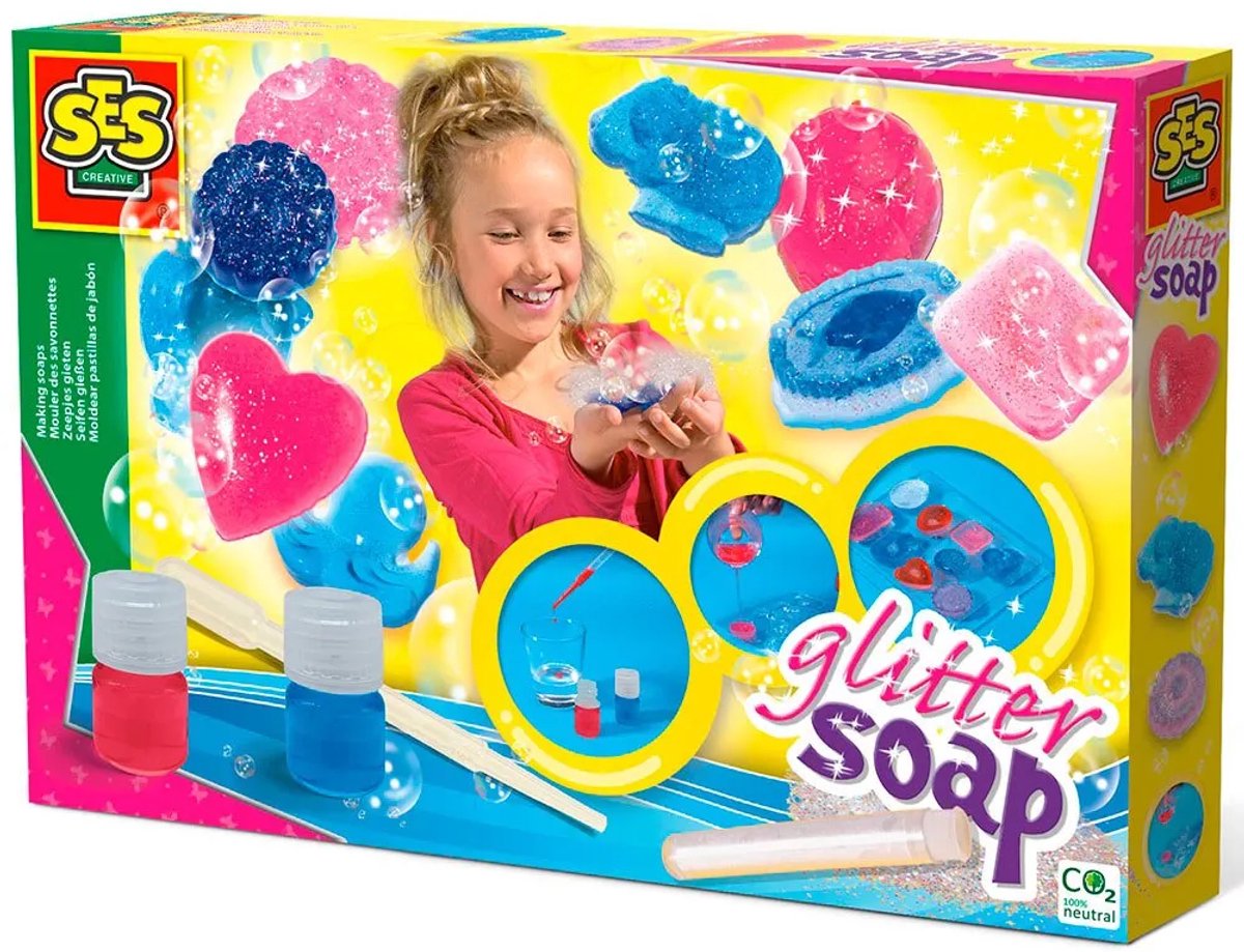 Ses kreative ses hælde sæber