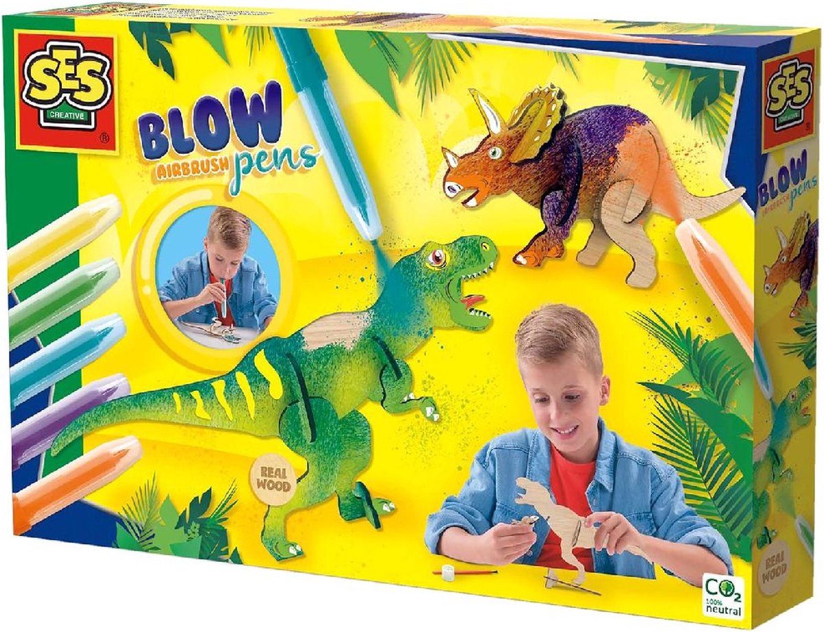 Ses creative ses blow airbrush blow penne dinosaurer
