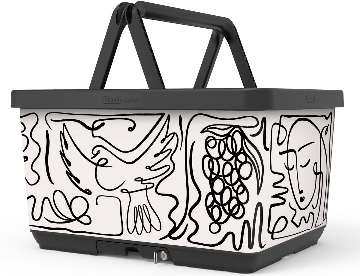 Basky cykelkurv 2.0 Picasso