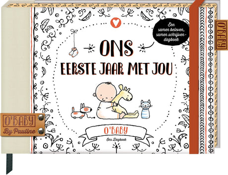 Billedbøger af baby vores første år med dig udfylde bog