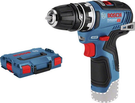 Bosch professionel gsr 12v-35 fc akku boremaskine flexiclick 12v basiskrop + 1x fastgørelse i l-boxx - 06019h3002
