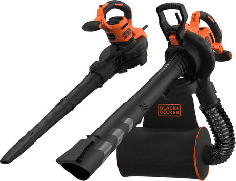 Black+decker 3000w haverydningsløvblæser med rygsæksystem - beblv300-qs
