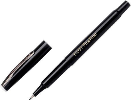 Pilot fineliner sw-ppf sort 0,4mm - 12 stk