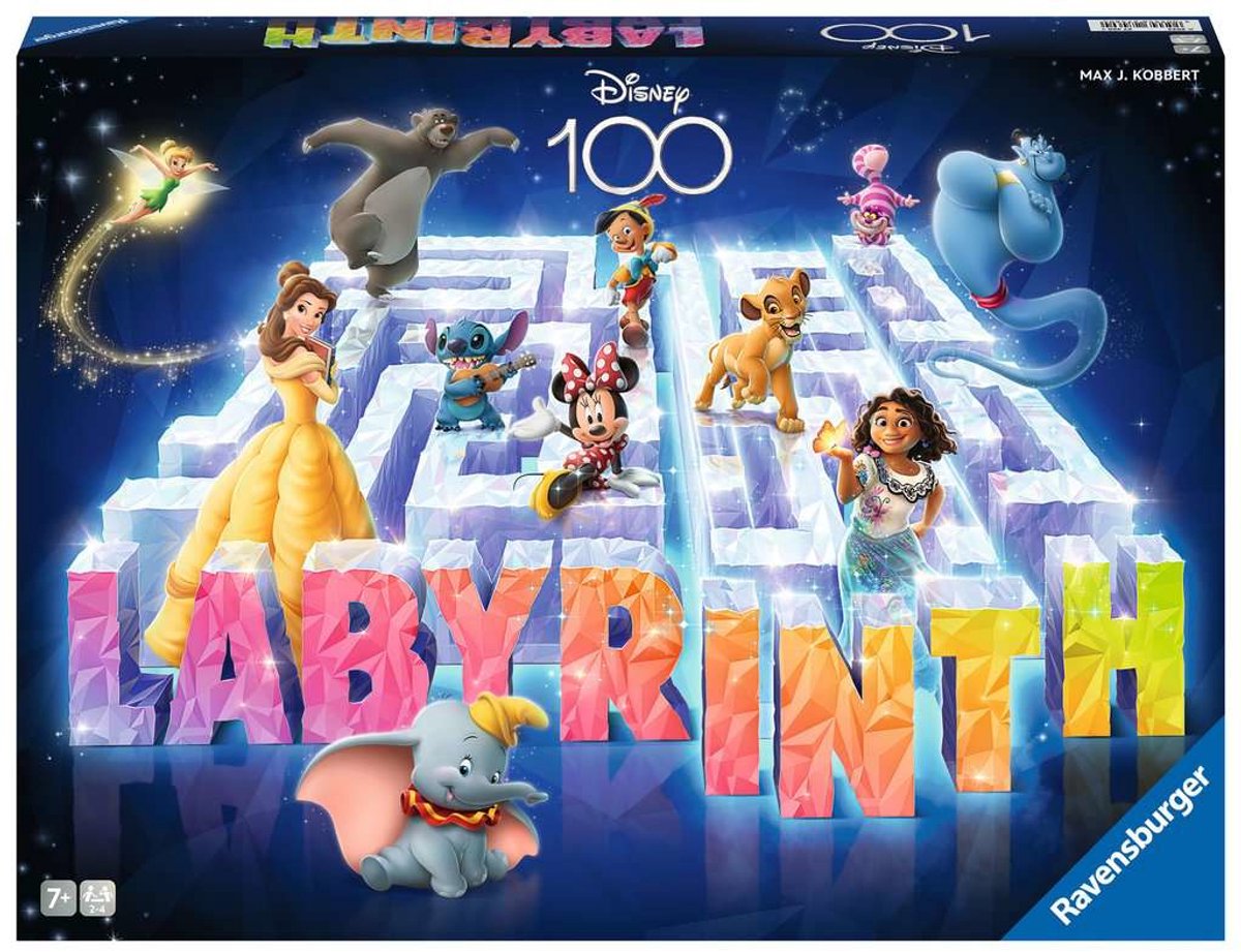 Ravensburger labyrint disney 100 år - brætspil