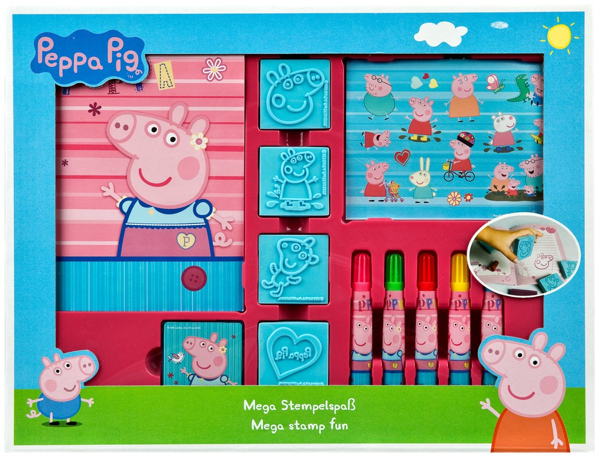 Peppa pig mega stempel sjov