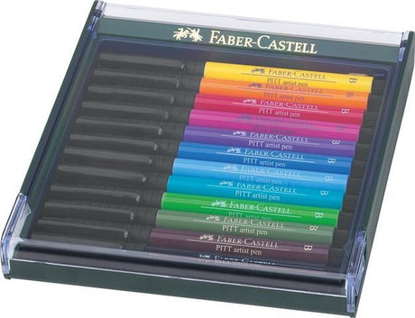 Faber-castell tegnepen - pitt artist pen - sæt lys 12 dele - fc-267421