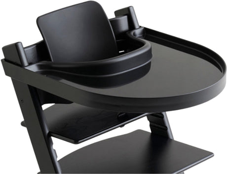 Playtray - bordplade til Stokke Tripp Trapp spisebakke - med strop - sort