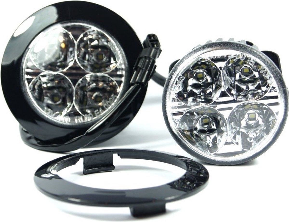 M-tech LED-kørelyssæt – rundt – 70mm – 12v 24v
